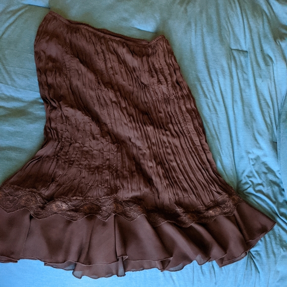 Robbie Bee Dresses & Skirts - Rich Brown Skirt